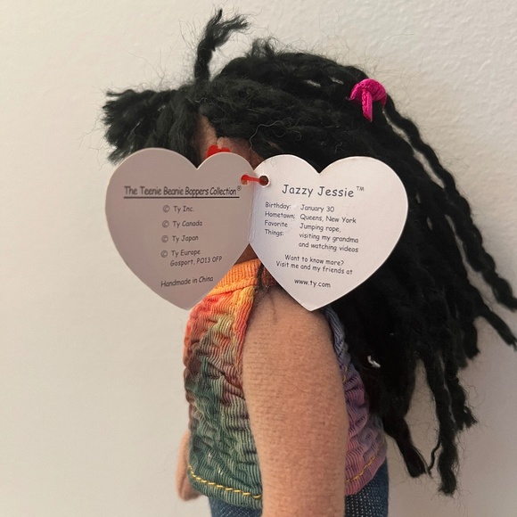 2 for $20 NWT Ty Jazzy Jessie Teenie Beanie Bopper - Picture 3 of 4